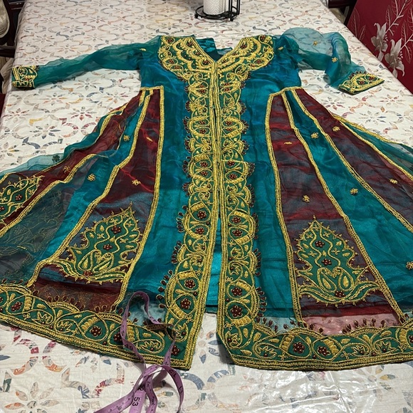 Pakistani  fancy party dress - Picture 6 of 12